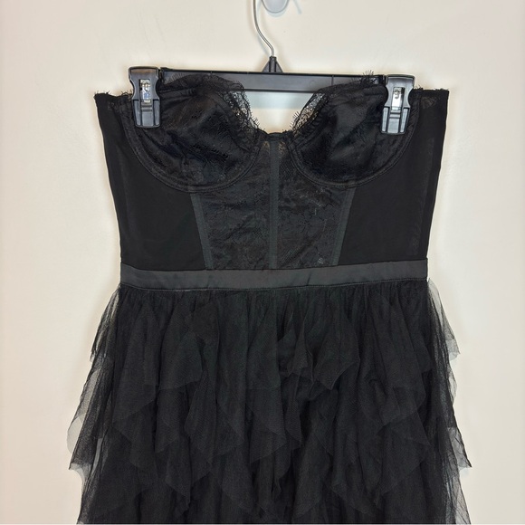 For Love and Lemons X REVOLVE Bustier Gown in Black Size M - Picture 3 of 12